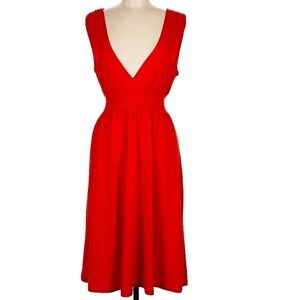 Anatomie Scarlet Sleeveless Midi Dress